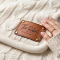 Personalized Cable Knit Sherpa Blanket